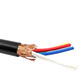 APESD Shield Kabel Audiokabel Kommunikationssignallinie RVVP Two Core 4 Core 0,5/1,0/1,5 Quadratmantelkabel Nationales Standard Pure Copper Double Shield Signal Control Line Mikrofonkabel -Audiokabel Dual abgeschirmtes Audiokabel 2*1,5 50 Meter