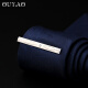 OUYAO New Simple Silver Metal Professional Business Security Groom Wedding Fashion Simple Tie Clip Lavalier Pin Men Y-ZZ13