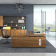 Lanran desk boss desk president desk simple manager desk supervisor desk fashionable executive desk boss desk office desk 2.0*0.8 meters + left side cabinet