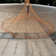 St. Ruian's old-fashioned hand-thrown traditional hand-thrown net tire line catching fishing net rotating net throwing net tire line 1.5 fingers 3 meters high - 4 meters in diameter