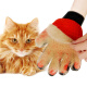 Hanhan Paradise Pet Cat Grooming Gloves to Remove Cat Hair, Dog Hair Removal, Dog Comb to Remove Floating Hair, Cat Shedding Grooming Brush, Massage Small Dogs and Cats, Red Model