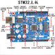 Makerobo STM32 Smart Car Robot Kit 4WD Allrad-Programmierungsprogrammierung DIY-Entwicklungswettbewerb Tracking Hindernisvermeidung Fernbedienung Bluetooth Control/W A Paket