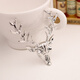 Moon Butterfly (Yuedie) Coreano Broche Broche Broche Accesorios de traje de traje Collar Pin Elk Head Christmas Ornament Golden