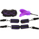 Mishu, fixed handcuffs and foot cuffs on the bed, tied up and trained, alternative toys for men and women, adult sex products