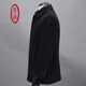 Ding Tong Middle-aged and Elderly Coat Men's Winter Medium-Length Wool Plush Jacket Men's White Duck Down Thickened Warm Pure Black Business Lapel Single Bretted Slim Body Clothes Dad's Woolen Coat Black Wool 98.1% and 1.9% Cashmere 175