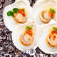 Fuzhao Frozen Garlic Vermicelli Ezo Large Scallops 6 pieces 270g gutted and sand-free barbecue deep-sea dining table