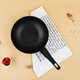 ROSSO SFERA imported from Italy Black Knight 28cm Chinese-style wok, non-stick pan for frying, household wok, kitchen cooking pot, induction cooker universal