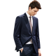 KEA spring and summer suit men's business slim professional formal attire groomsmen wedding suit navy blue groom wedding navy blue 170/88A(46A)