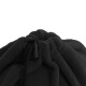 Bovonik outdoor fleece scarf windproof neck cover winter multi-functional cycling warm mask fleece hat black