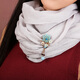 Yanyu Jiangnan original design new style super fairy temperament coat brooch retro cardigan button scarf pin corsage ethnic style shawl button versatile fashionable women picture style