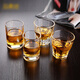 Fanji 6-piece set of liquor and strong beer glass wine glasses for bar and household drinking utensils, six-piece round cups, 100ml, two liang