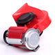 Fabin snail air horn car whistle horn car large truck universal 12V24V electric horn super loud horn Fabin snail air horn red + wiring harness 12V