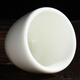 MULTIPOTENT Master Cup Chinese White Ceramic Tea Cup Kung Fu Tea Set Mutton Fat Jade Simple Tea Cup Yayun Cup Accompanying Gift Box