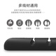 绿联桌面理线器 固定电源数据线线卡夹绕线器 线缆收纳整理收线夹绑线扎线带缠线器黑 50320