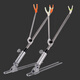 
Aolong Fortress Support Stainless Steel Support Fishing Rod Floor Sliding Flying Rod Floor Fork Stand Fishing Rod Fishing Rod Metal Ground + Light Green Support 1.5 meters
