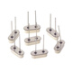 TaoTimeClub quartz crystal oscillator plug-in two-pin HC-49S passive clock crystal 3.579545MHz-40MHz 3.579545M plug-in two-pin (5 pieces)