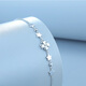 Saturday Fortune (ZLF) PT950 platinum bracelet women's four-leaf clover lucky star bracelet 16cm + tail chain 2cm -4.33g