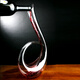 FEiNASi Crystal Decanter Creative 6-Character Quick Decanter Red Wine U-Shaped Decanter Wine Decanter 6-Character Decanter - 1500ml