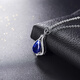 Yongsi Jewelry 3.02 carat white 18K gold natural tanzanite pendant 21 points diamond colored gemstone color treasure pendant