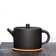 Hidden Pot World Yixing Characteristic Purple Clay Pot Purely Handmade Fine Teapot Original Mineral Black Purple Clay Seeing Series Fuyun Teapot Fuyun Teapot