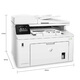 HP (HP) Imprimante M227FDW / 227D / FDN Copie au laser en noir et blanc sans fil et numérisation Imprimante à domicile tout-en-un à double face M227FDW avec chargeur de documents + trois ans de porte à porte