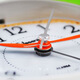 Uranus (Telesonic) alarm clock Creative mute scanning clock Lazy sleeping children's night light function G3436-2 orange