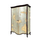 Jinqili English silver foil hand-painted two-door wardrobe Alexander Beijing villa mansion bedroom wardrobe cabinet silver foil painted style