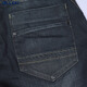 
BILLION pure cotton straight jeans men's autumn and winter thick style fit mid-waist fashion trendy retro casual pants 13067 dark blue thick style 38