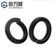 Guwanji 8.8 grade iron black thickened open elastic washer widened spring washer flat washer elastic washer flat washer national standard M8 200 pieces 8.8 grade black