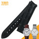 
Ai Shangzhen Suitable for Mido Berenselli series M3895C strap M3895.4.21.8 leather strap Black black line silver buckle 20mm