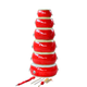 Yuma (yu ma) Cowide Drum Kinder kleiner Drum Big Drum Hall Drum Gongs Musikinstrument Drum War Drum Kindertrommel schlägt Spielzeug 9-Zoll-Trommel 30cm*17 cm+große Becken (über 6 Jahre alt)