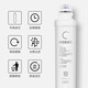 屋宝宝适用美的净水器F1前置活性炭滤芯MRO201-4 211-4 202 203 MRO1595-50G MRU1591-50G MRU1691D-50G