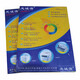 TiAnshun A4 Etiqueta autoadhesiva Papel de impresión Autoadhesivo Etiqueta de etiqueta A4 Corte de etiqueta autoadhesiva Papel de impresión 100 piezas 38*21.2 mm 65 Grid 1283