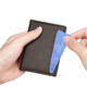
Emperor Paul POLO ultra-thin mini card bag men's genuine leather vertical men's wallet driver's license bank card holder card clip coffee lychee pattern