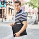 
Feige handbag for men business bag trendy men Oxford cloth casual large capacity computer bag men bag briefcase men black (hot-selling recommendation) 14 inches