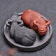 Tao Yunshang Zisha Cow Turns the Universe Tea Pet Ornaments Boutique Yixing Handmade Raised Ceramic Tea Play Gift Tea Pet Ornaments Bagua Cow Turns the Universe Tea Pet Ornaments