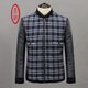 Ding Tong Milieu d'âge et veste âgée Men de veste en laine courte de l'automne homme pure Black Busin