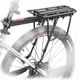 Basicamp Mountain Bike Schnelle Demontage Rack -Scheibe Bremsbremsen Rücksitz Aluminium Legierung Heckrahmen Heckrahmen Fahrradzubehör Ausrüstung 671 Rack + Rücksitzkissen