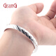 GSUNG Platinum PT950 Bracelet for Men and Women with Carved Faceted Platinum Bracelet, Attractive and Versatile Bracelet. Need to be customized. Please contact customer service to confirm the gold weight price and delivery time.