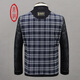 Ding Tong Milieu d'âge et veste âgée Men de veste en laine courte de l'automne homme pure Black Busin