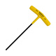 XMSJ Botton T-förmiger hexagonaler Schraubenschlüssel T-Handle Sechseckhardware-Werkzeug T-förmiger Schraubenschlüssel Hexagonal Edge Metrische Flachkopf 2,5 mm 152 mm (15254)