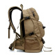 Likailang backpack 065 outdoor large capacity mountaineering bag men and women casual travel backpack 45L khaki