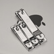 
777(THREE SEVEN) Korean 777 nail clipper single-fit household medium nail clipper adult portable large nail clipper original imported 671 medium silver (7-character handle)