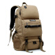 Likailang backpack 065 outdoor large capacity mountaineering bag men and women casual travel backpack 45L khaki