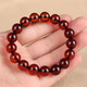 Zhenghe Jewelry blood amber round bead bracelet, diameter 11mm