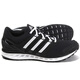 Adidas unisex breathable cushioning lightweight casual sports jogging shoes BA8477 No. 1 black/bright white 4-size/37 size
