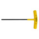 XMSJ Botton T-förmiger hexagonaler Schraubenschlüssel T-Handle Sechseckhardware-Werkzeug T-förmiger Schraubenschlüssel Hexagonal Edge Metrische Flachkopf 2,5 mm 152 mm (15254)
