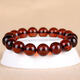 Zhenghe Jewelry blood amber round bead bracelet, diameter 11mm