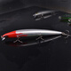 Double trésor Dragon Fruit Fishing Lere Bad Floating Mino's Mouth Bionic Problem Bad Suspension Far-Top Bad Blood Trough Crochet 19g Mino Set (1 pièce)