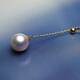 Jewelry Seawater Pearl Pendant Necklace Japanese Akoya Adjustable Pearl Necklace Pendant for Girlfriend 18K Gold Chain 7-7.5mm Japanese Akoya Perfect Round Seawater Pearl